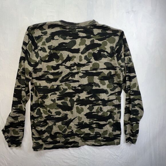 Carhartt T-shirt Men's Medium M Camo Relaxed Long Sleeve Casual Gorp Hunting - Picture 8 of 9